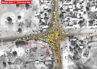 Illustration for article titled Satellite-Eye-View of People Evacuating in Chad